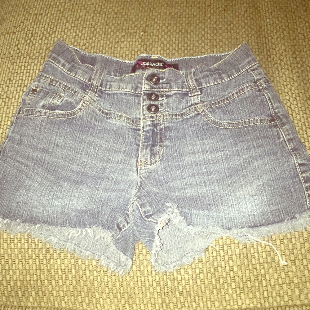denim shorts